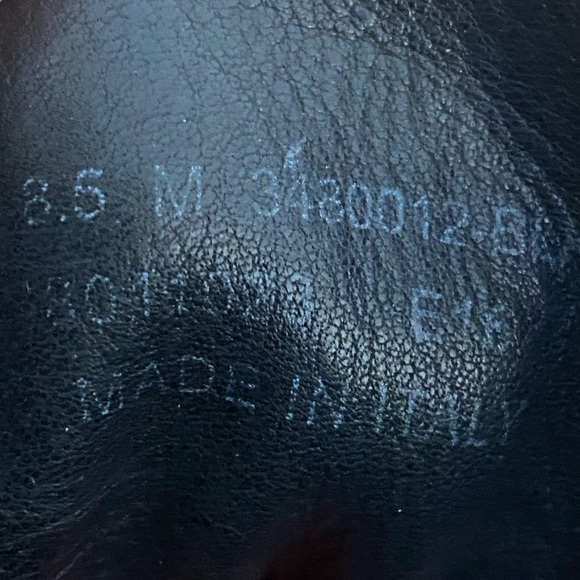 Frye Bowery Lace Up Boots Black Pebbled Leather Men’s 8.5 M Made in Italy - Picture 4 of 13